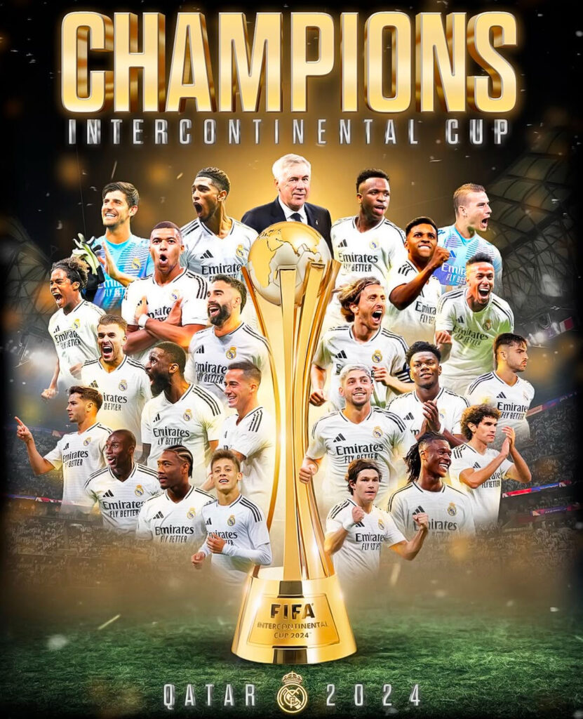Real Madrid wins champions FIFA